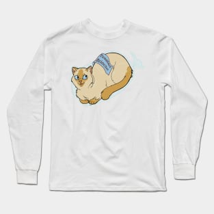 Catloaf: Toasted Brioche (Flame point Siamese) Long Sleeve T-Shirt